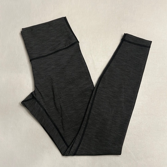 lululemon athletica Pants - 27. Lululemon Wunder Under High Rise Legging Charcoal Grey 28”